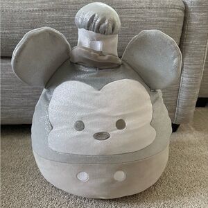 Squishmallows Disney100 Steamboat Willie Mickey Mouse plush, 14 inch